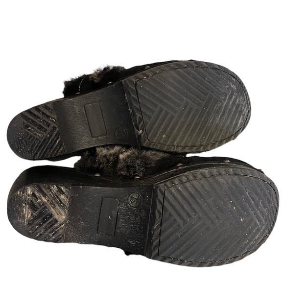 Fur Trimmed Clogs - Picture 5 of 7